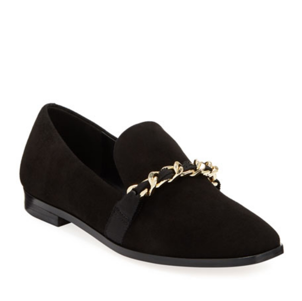 Karl Lagerfeld suede loafers